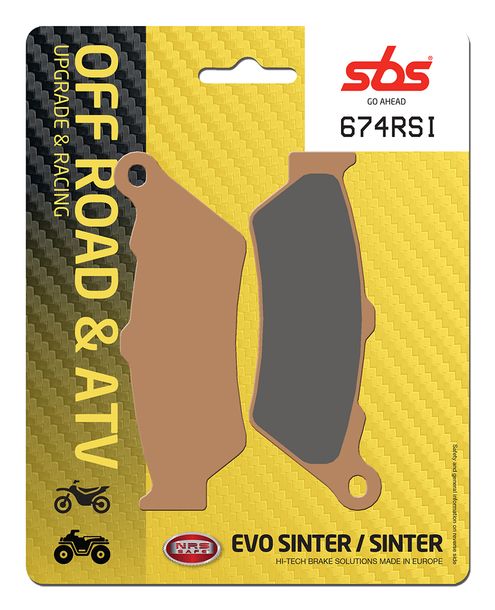Bremsbeläge SBS 674RSI Offroad Racing Sinter