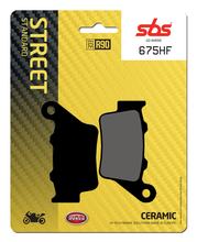 Plaquettes de frein SBS 675HF Street Ceramic pour BMW F 0 R GT GS ESA Adventure 6 Dakar 50 - 1200 ccm
