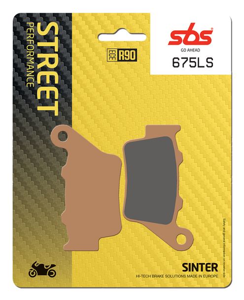 Plaquettes de frein SBS 675LS Street Sinter pour BMW F 0 R GT GS ESA Adventure 6 Dakar 50 - 1252 ccm Année 1993 - 2022