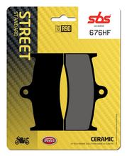 Pastilhas de Freio SBS 676HF Street Ceramic para Buell M2 Cyclone, MV Agusta Brutale S R Kawasaki ZX-7 RR X1 Lightning F4 S3 Thunderbolt S1 750 - 1200 ccm Ano. 1996 - 2015