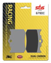 Pastilhas de Freio SBS 678DC Road Racing Dual Carbon