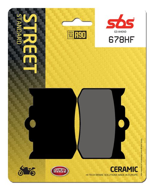Pastiglie freno SBS 678HF Street Ceramic