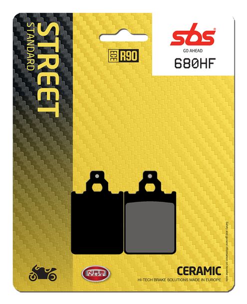 Pastiglie freno SBS 680HF Street Ceramic