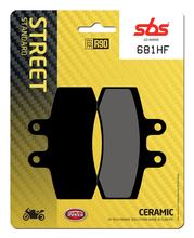 Pastilhas de Freio SBS 681HF Street Ceramic para MuZ / MZ SM Baghira Black Panther Streetmoto, Aprilia Pegaso 125 - 660 ccm Ano. 1991 - 2008