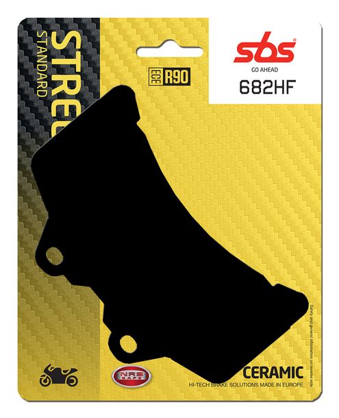 Plaquettes de frein SBS 682HF Street Ceramic pour Yamaha GTS Omega A 1000 ccm Année 1993 - 1999