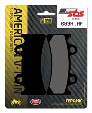 Pastilhas de Freio SBS 683H.HF Street High Power Ceramic para Yamaha FZR Exup R YZF SP, Triumph Daytona Super III 750 - 1000 ccm Ano Fab. 1993 - 1997