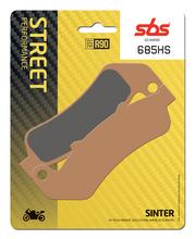 Pastilhas de Freio SBS 685HS Street Sinter para Honda CBR F 1000 ccm Ano. 1993 - 2000