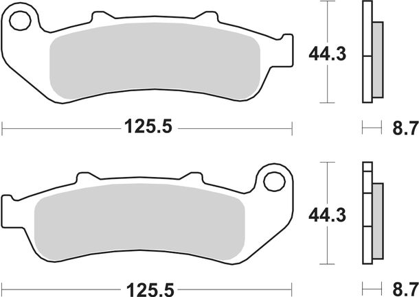 SBS 685LF Street Ceramic brake pads