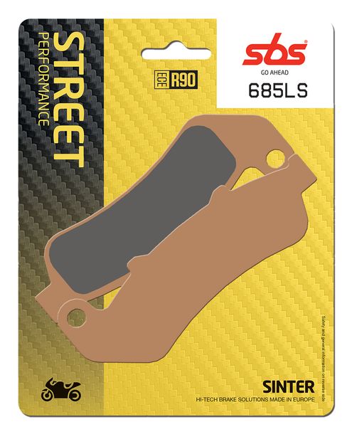 Pastillas de freno SBS 685LS Street Sinter para Honda CBR F 1000 ccm Año 1993 - 2000