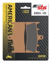 Pastilhas de Freio SBS 686H.HS Street High Performance Sinter