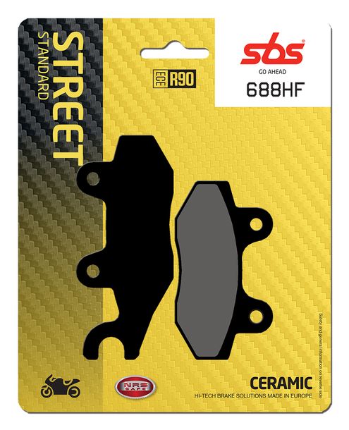 Bremsbeläge SBS 688HF Street Ceramic für Honda XL V Varadero VT C Shadow 125 - 480 ccm