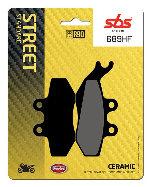 Pastiglie freno SBS 689HF Street Ceramic per Aprilia Pegaso Kat. 125 ccm Anno 1992 - 2001