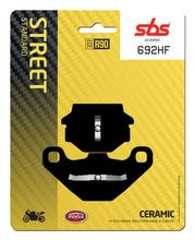 Pastilhas de Freio SBS 692HF Street Ceramic para Aprilia SR Motard AC SX R LC Euro4 Sonic Mojito Pegaso 6, Yamaha TDR RX Cagiva W8 Pro Action Moto 6.5 W 16