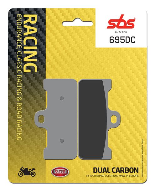 SBS 695DC Road Racing Dual Carbon Brake Pads