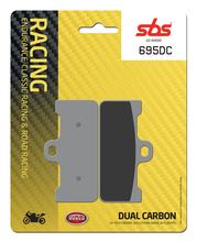 Pastillas de freno dobles de carbono SBS 695DC Road Racing