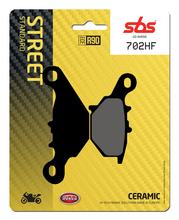 Pastillas de freno SBS 702HF Street Ceramic para Suzuki DR-Z L L2 125 ccm Año 2003 - 2014
