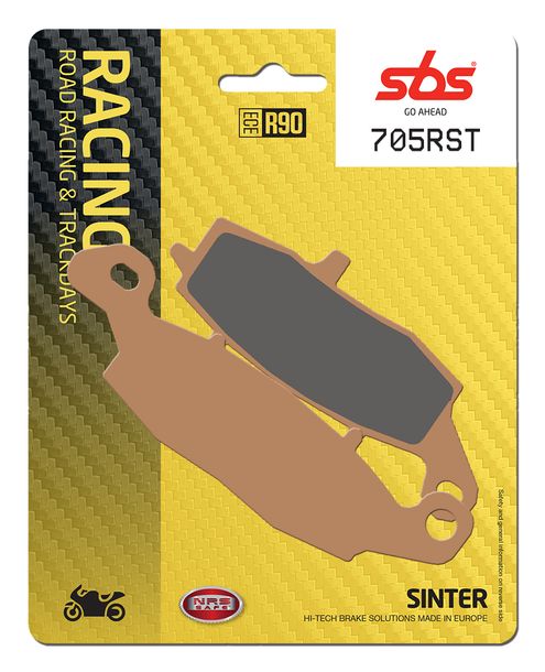 Plaquettes de frein SBS 705RST Road Racing Sinter pour Suzuki GSF N S Bandit, Kawasaki VN Classic SV SF DL V-Strom 400 - 1700 ccm Année 1995 - 2022