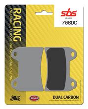 Pastiglie freno a doppio carbonio SBS 706DC Road Racing per BMW F R GT NineT DTC Scrambler Pure Urban Racer 50 - 1400 ccm