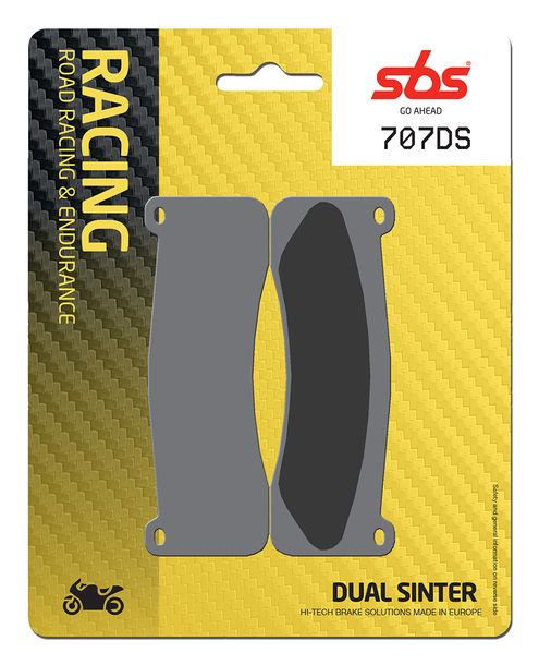 Plaquettes de frein SBS 707DS-1 Road Racing Endurance (Venomous Bite)