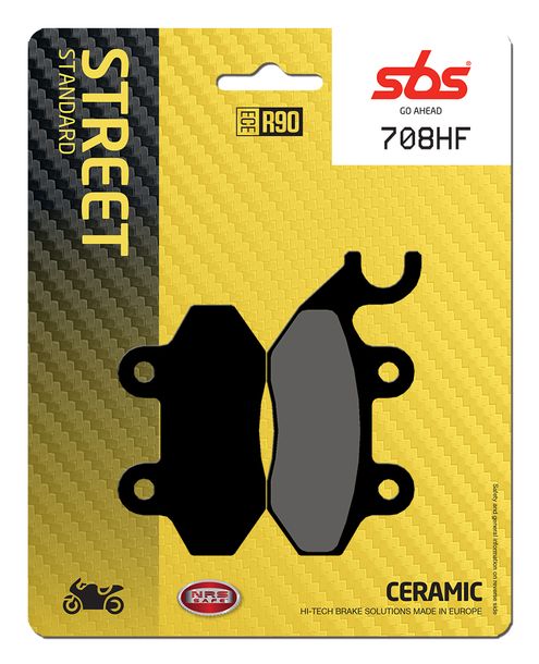 Plaquettes de frein SBS 708HF Street Ceramic