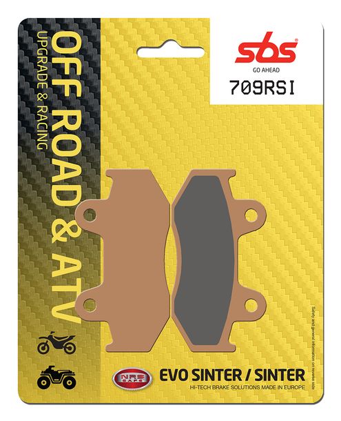 Bremsbeläge SBS 709RSI Offroad Racing Sinter für Yamaha YFZ Performance Race R X Special Bill Balance S 450 ccm