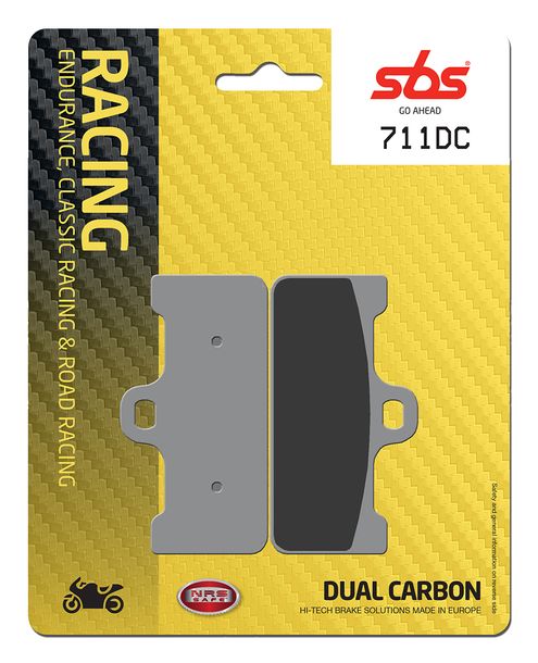 Bremsbeläge SBS 711DC Road Racing Dual Carbon – Bild 1