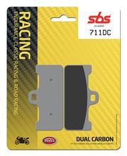 Brzdové destičky SBS 711DC Road Racing Dual Carbon