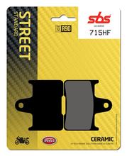 Plaquettes de frein SBS 715HF Street Ceramic pour Kawasaki GTR ABS ZZR ZX-7 R RR F Performance Sport, Honda CB A MuZ / MZ S SF ST 750 - 1400 ccm Année 1996 - 2020