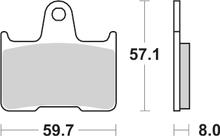 Brzdové destičky SBS 715LF Street Ceramic