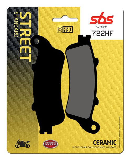 Pastiglie freno SBS 722HF Street Ceramic