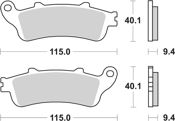Pastiglie freno SBS 722LF Street Ceramic
