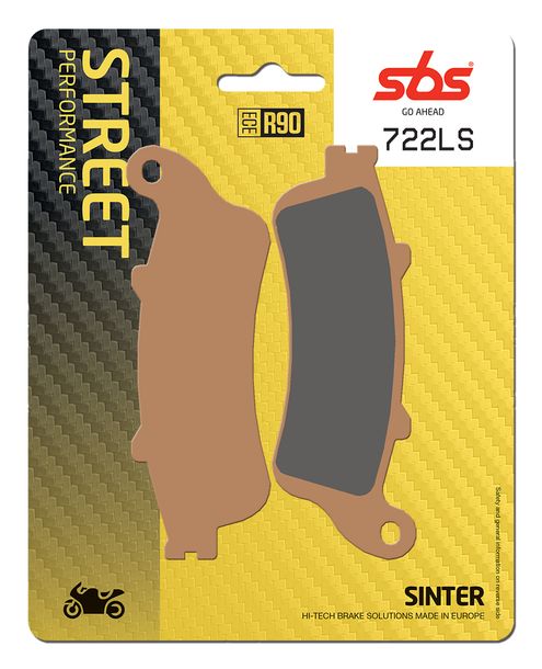 Bremsbeläge SBS 722LS Street Sinter für Honda ST Pan European CBS ABS TCS Pan-European 1100 / 1300 ccm Bj. 1996 - 2017
