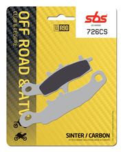 Plaquettes de frein en carbone tout-terrain SBS 726CS pour Suzuki RM L, Kawasaki KX 80 - 660 ccm Année 1992 - 2022