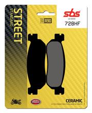 Plaquettes de frein SBS 728HF Street Ceramic pour Yamaha YZF-R6 YZF-R1 TW Trailway XG Tricker 125 - 1000 ccm Année 1998 - 2015