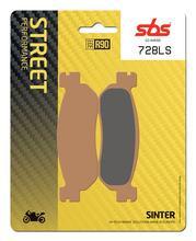Plaquettes de frein SBS 728LS Street Sinter pour Yamaha YZF-R6 YZF-R1 600 / 1000 ccm Année 1999 - 2003
