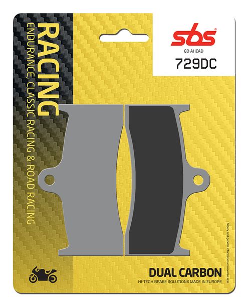 Plaquettes de frein à double carbone SBS 729DC Road Racing