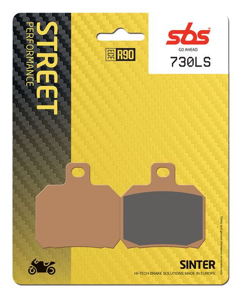 Pastillas de freno SBS 730LS Street Sinter para Triumph Speed Triple RS, KTM Super Duke R Ducati 9 Monster Plus BMW G GS Aprilia ABS Honda CBR RR Fireblade