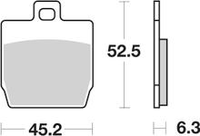 Klocki hamulcowe SBS 731HF Street Ceramic