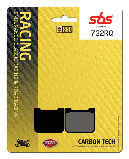Plaquettes de frein SBS 732RQ Road Racing Carbon Tech