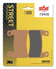 Plaquettes de frein SBS 734HS Street Sinter pour Honda CBR F RR Fireblade FS VTR Firestorm CB EX RS S SA 600 - 1300 ccm Année 1998 - 2019