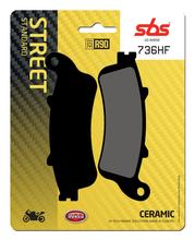 Remblokken SBS 736HF Street Ceramic voor Honda CB SF X11 XL V Varadero NC X S NT Deauville CBR XX Blackbird VFR F V-Tec VTX 1 C 125 - 1800 ccm Bj. 1997 - 2018