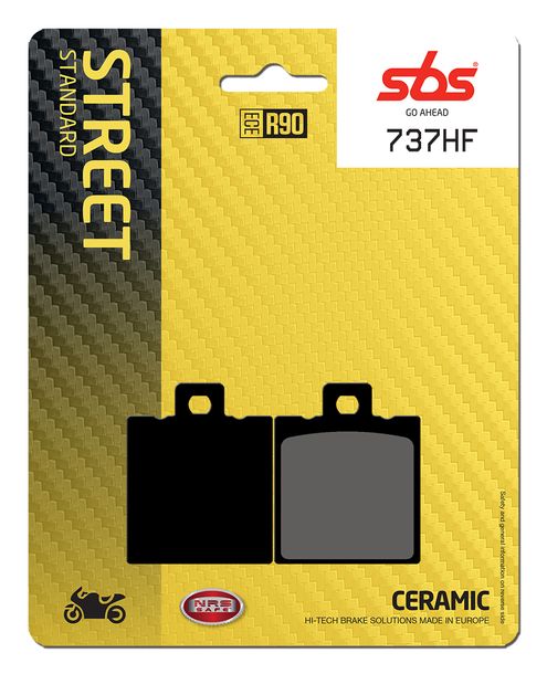 Plaquettes de frein SBS 737HF Street Ceramic