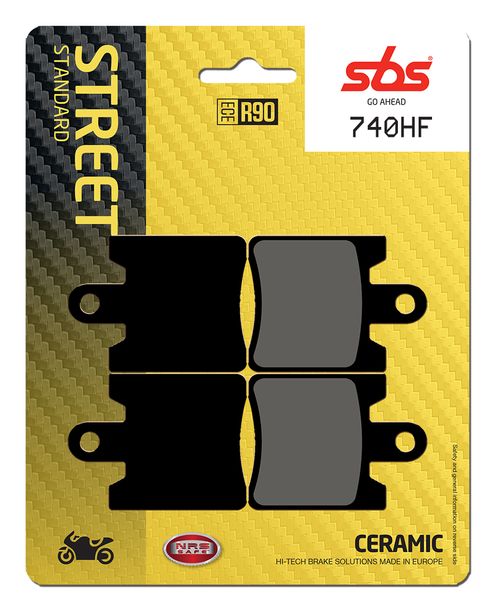 Pastiglie freno SBS 740HF Street Ceramic