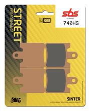 Pastilhas de Freio SBS 740HS Street Sinter para Yamaha FJR, Triumph Trophy SE 1200 - 1900 ccm Ano 2006 - 2020