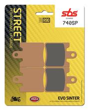Pastilhas de Freio SBS 740SP Street Upgrade Evo Sinter para Yamaha FJR, Triumph Trophy SE 1200 - 1900 ccm Ano 2006 - 2020