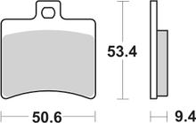 Plaquettes de frein SBS 747LF Street Ceramic