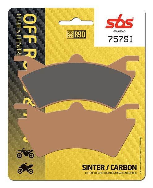 Bremsbeläge SBS 757SI Offroad Sinter für Polaris Sportsman EBS HO Mossy Oak X2 EFI MV 500 ccm