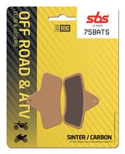 Pastilhas de Freio SBS 758ATS Quad Sinter para Arctic Cat 4x4 FIS TRV TBX 2x4 250 - 500 ccm