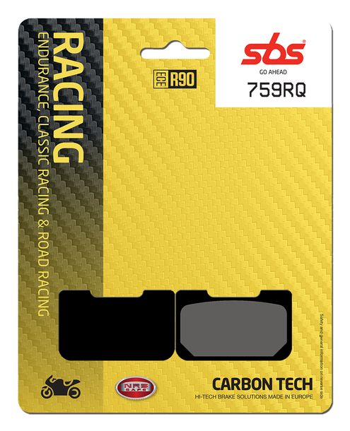 Plaquettes de frein SBS 759RQ Road Racing Carbon Tech