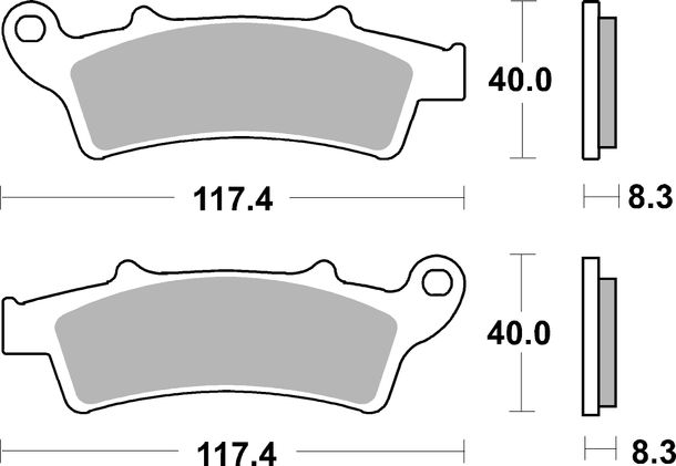 Pastiglie freno SBS 761HF Street Ceramic